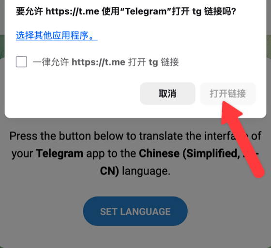 Telegram 一键汉化教程